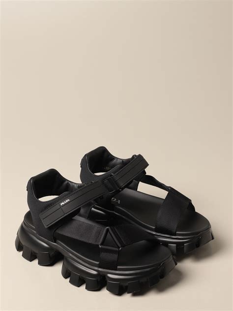 prada technical fabric sandals|prada sandals for sale.